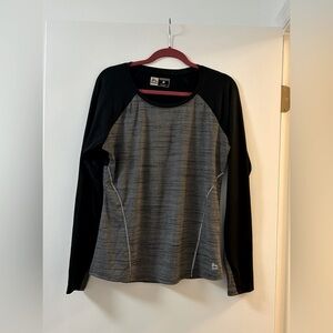 Ladies RBX long sleeve sport shirt in size Large. Stretchy and soft fabric.